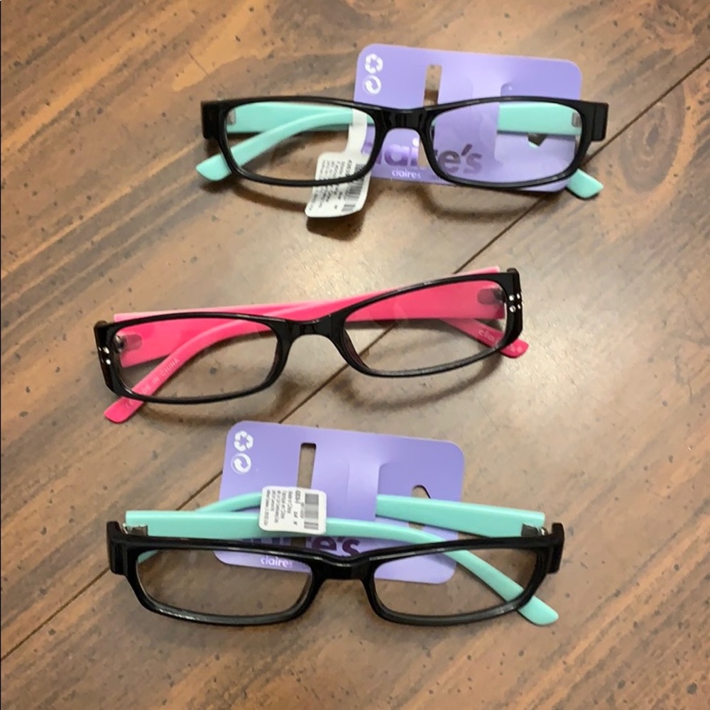 Clear frame plastic glasses❤️